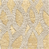 Elitis Perles VP 912 03.  Yellow lace embossed vinyl beaded wallpaper. Click for details and checkout >>