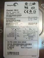 SEAGATE CHEETAH ST373454LW 73.4GB 15000RPM 68PIN ULTRA320 SCSI 8MB BUFFER 3.5 INCH LOW PROFILE HARD DISK DRIVE. REFURBISHED. IN STOCK.