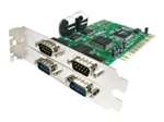 STARTECH - 4 PORT PCI RS232 SERIAL ADAPTER CARD WITH 16550 UART - SERIAL ADAPTER(PCI4S550N). BULK. IN STOCK.