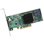 LSI LOGIC LSI00344 12GB/S PCIE 3.0, 8 PORTS INTERNAL SATA/SAS HOST BUS ADAPTER WITH LOW PROFILE BRACKET. BULK. IN STOCK.