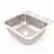 Sterling Traditional Series B155-2 Bar Sink, Square Bowl, 2-Hole, 15 in W x 5-1/2 in D x 15 in H Dimensions, Satin