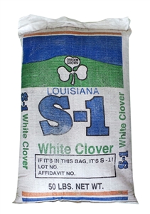 Louisiana S-1 White Clover Seed - 50 Lbs.