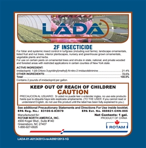 LADA 2F Imidacloprid 21.4% Insecticide - 1 Gallon