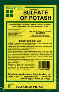 Sulfate of Potash 0-0-50 Fertilizer - 5 Lbs.