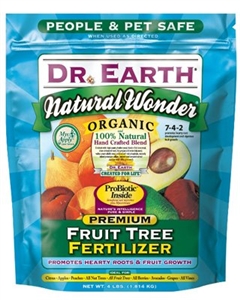 Dr Earth Natural Wonder Organic Premium Fruit Tree Fertilizer - 4 lbs