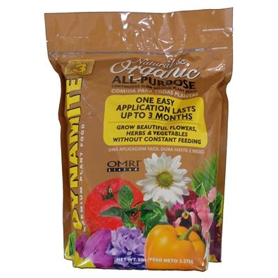 Dynamite All-Purpose Organic Plant Food 10-2-8 - 5 lbs.