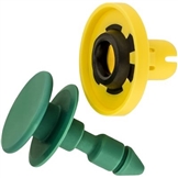 GM Green & Yellow Nylon Door Panel Clip (Pin & Grommet)