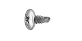 40103 GM / Ford Silver Zinc Reveal Moulding Panel Tapping Screw