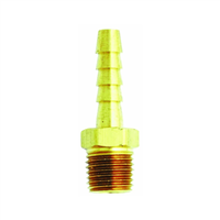 1/4 in. NPT Thread Brass Hose End with 3/8 in. Hose I.D.