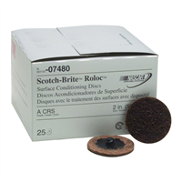 2" Coarse Scotch Brite Roloc Surface Conditioning Discs 