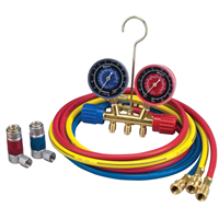 A/C R-134A Manifold Gauge Set with 72" Hose and Couplers