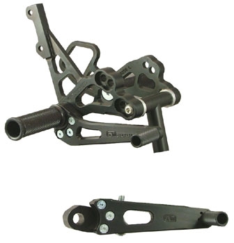 05-0250B - Suzuki GSXR1000 '09-16, GSXR600/750 '11-18  Black -  Rearset Kit