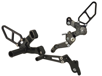 05-0641B - Ducati '11 1198SP, '11-13 848 Evo  Rearset Kit  W/Pedals (Factory GP Quick Shifter)