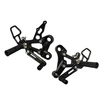 05-0790B - KTM 790 2019 Adjustable Rear Set Kit Complete Black