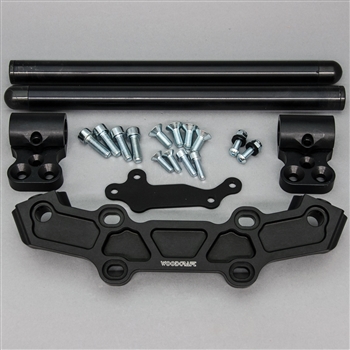 Yamaha FZ09 '14-'16 Adptr Plate W/Bars (1.5" Rise) - Woodcraft