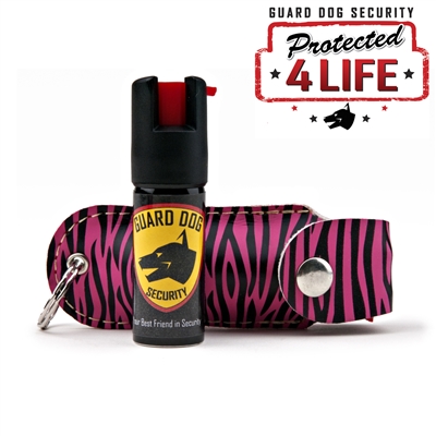 Soft Case Pepper Spray (Pink Zebra)