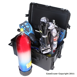 Large Scuba Dual Tank Storage Carrying Case - Tank Holder