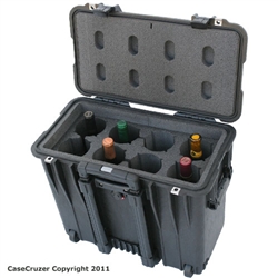 8 Bottle Wine Carrier with Wheels - WineCruzer