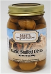 Garlic Stuffed Olives 16oz | South Dakota