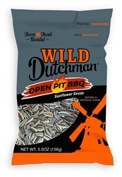 Wild Dutchman Sunflower Seeds Open Pit BBQ 5.5oz