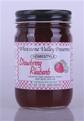 Strawberry-Rhubarb Jam 12oz