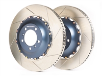 Front two-piece racing rotors for Porsche 991 GT3