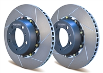 Rear two-piece racing rotors for Porsche 991.1