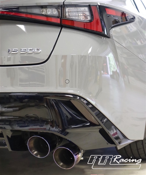 RR Racing Variable Bazooka Axle Back Exhaust System for Lexus IS500