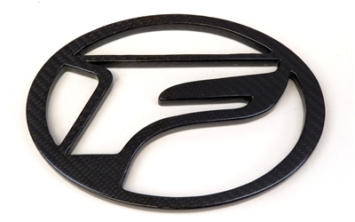 RR Racing Lexus RCF Front Carbon Vented F Badge