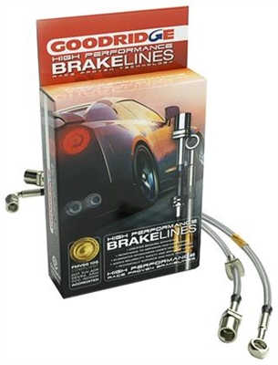 Goodridge Front and Rear Stainless Steel Braided Brake Lines