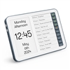 Relish reminder day clocks and digital list to help plan for those with Alzheimer's dementia and memory loss