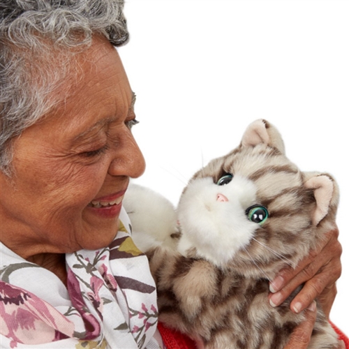 Ageless Innovations Joy For All Robotic Kitten for Alzheimer's and Dementia Moves and Purrs