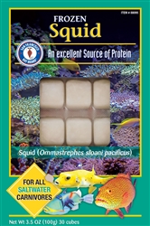 Bay Brand FROZEN Squid 3.5oz 100g Cube