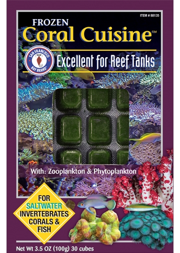 Bay Brand FROZEN Coral Cuisine 3.5oz Cube