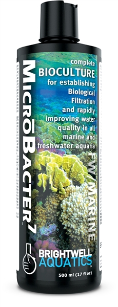 Brightwell MicroBacter 7 - Complete Bioculture for Marine & Freshwater Aquaria 250mL