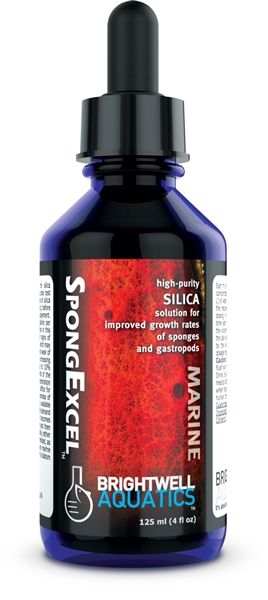 Brightwell SpongExcel - Silica Solution for Improved Growth Rate of Sponges, Bivalves, and Gastropods 60mL