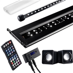 Current USA Serene Freshwater LED Kit 24"-36" w/ Background LED, WIreless Remote Control and Speakers