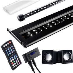 Current USA Serene Freshwater LED Kit 48"-60" w/ Background LED, WIreless Remote Control and Speakers