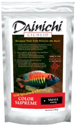 Dainichi Color Supreme Cichlid Floating Small Pellet 8.8 oz