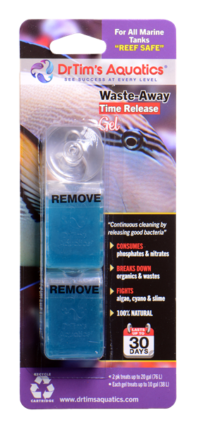 DrTim's Aquatics MARINE Waste-Away Gel SM (10 gal) 2-pk