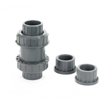 PVC Ball Check Valve Gray 3/4" SxS or TxT