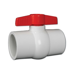 PVC Ball Valve 1/2" - SxS WHITE