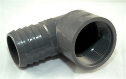 Insert Elbow 1.5"FPT x 1.5"Hose - GRAY