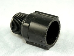 PVC Male Adapter 3/4" - SxT BLACK