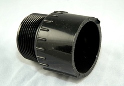 PVC Male Adapter 1.5" - SxT BLACK