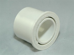 PVC Reducer Bushing 1.25" x 3/4" - SxS WHITE