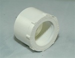 PVC Reducer Bushing 1.5" x 1" - SxT WHITE