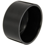 PVC Cap Slip 3/4" Black