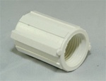 PVC Coupling 1/2" - TxT WHITE