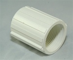 PVC Coupling 1" - TxT WHITE